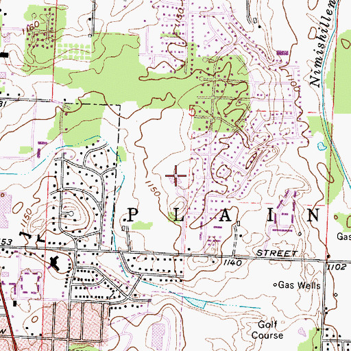 Topographic Map of Northwood Elementary School, OH