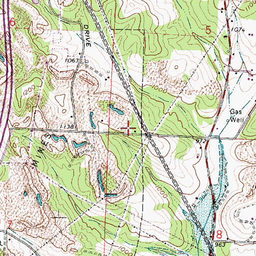 Topographic Map of Guest School (historical), OH