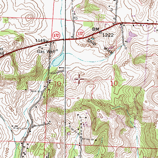 Topographic Map of American Sportsmen Club, OH