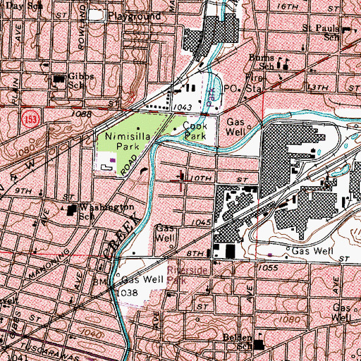 Topographic Map of Holy Trinity Greek Orthodox Church, OH