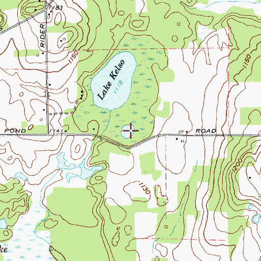 Topographic Map of Fern Lake, OH
