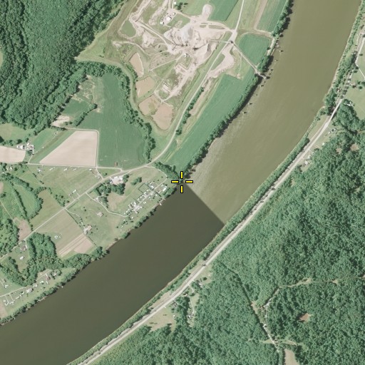 Aerial/Satellite Image of Little Forked Run, OH
