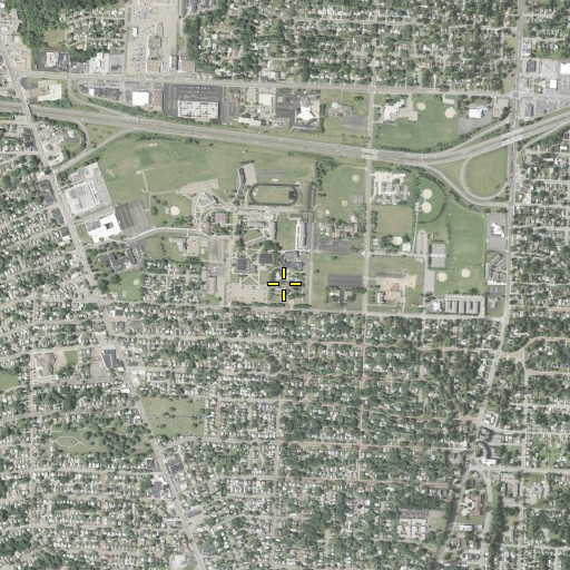 Aerial/Satellite Image of Malone College, OH