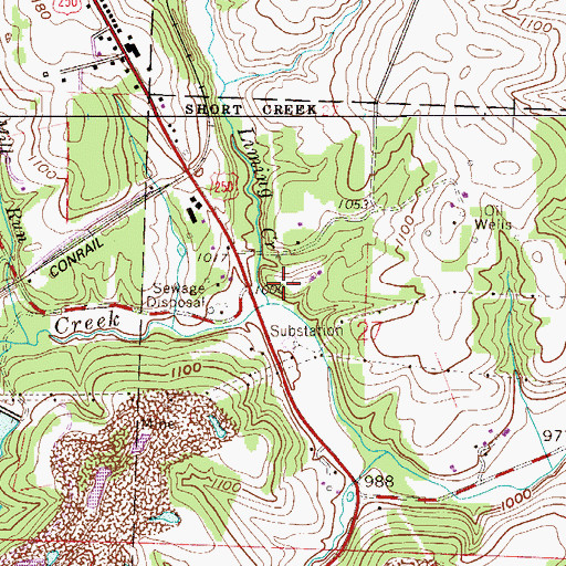 Topographic Map of Liming Creek, OH
