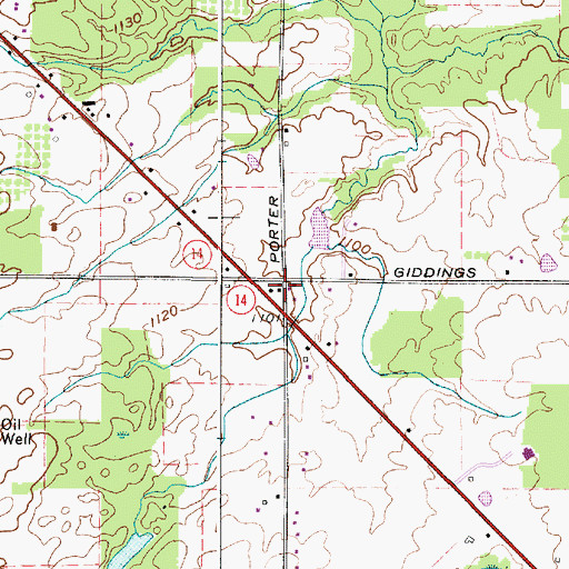Topographic Map of Ireland School (historical), OH