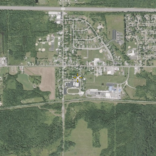 Aerial/Satellite Image of Windham Elementary School, OH
