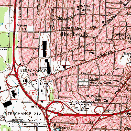 Topographic Map of Stewart Early Learning Program, OH