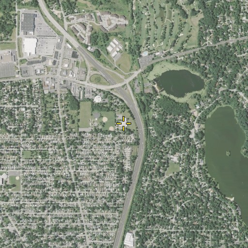 Aerial/Satellite Image of Roberts Middle School, OH