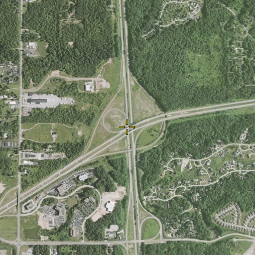 Aerial/Satellite Image of Interchange 144, OH