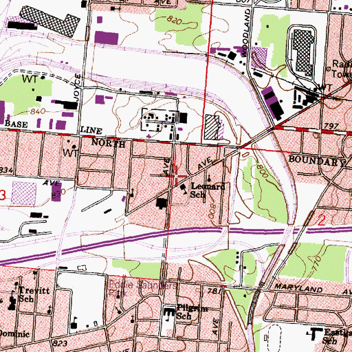 Topographic Map of Gods House of Prayer, OH