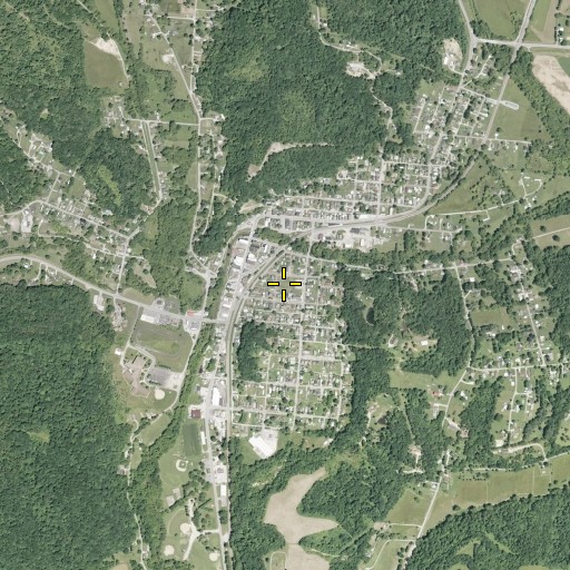 Aerial/Satellite Image of Trimble Middle School, OH