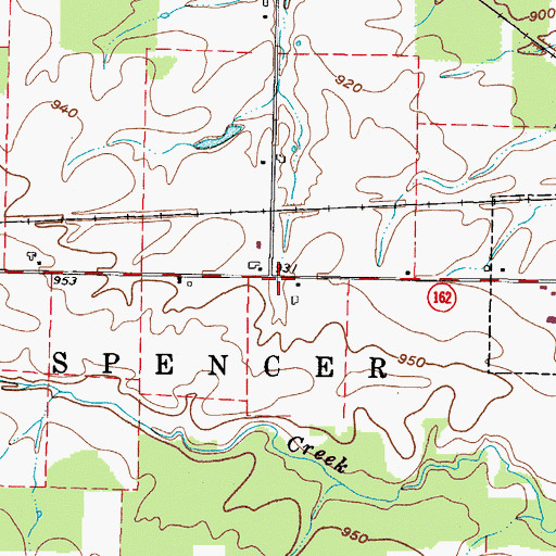 Topographic Map of Centerville (historical), OH