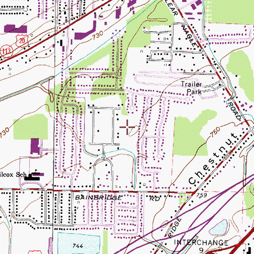 Topographic Map of Palmer Field, OH