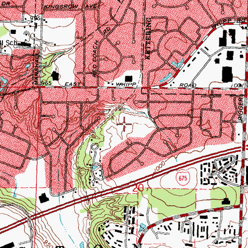 Topographic Map of Iron Horse Park, OH