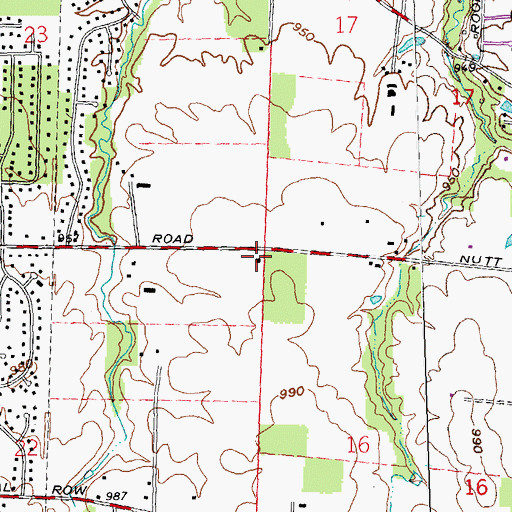 Topographic Map of School Number 1 (historical), OH