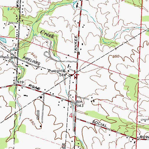 Topographic Map of School Number 7 (historical), OH