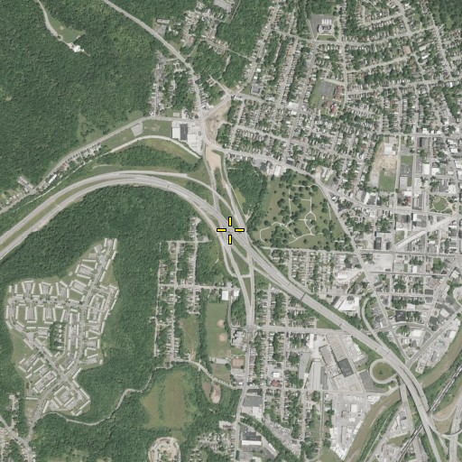 Aerial/Satellite Image of Interchange 18, OH