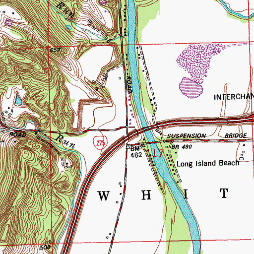 Topographic Map of Perryville (historical), OH
