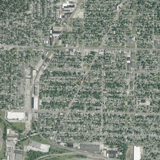 Aerial/Satellite Image of Mount Nebo Baptist Church, OH