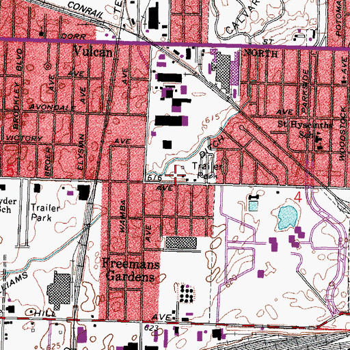 Topographic Map of Christian Community Church, OH