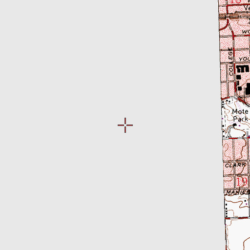 Topographic Map of Piqua Wesleyan Church, OH
