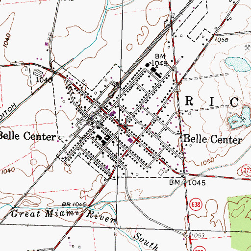 Topographic Map of Reform Presbyterian Church, OH