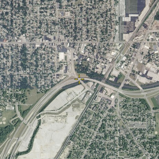 Aerial/Satellite Image of Interchange 205B, OH
