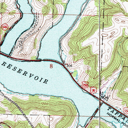 Topographic Map of Laceyville (historical), OH