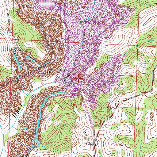 Topographic Map of Seeleyburg (historical), OH