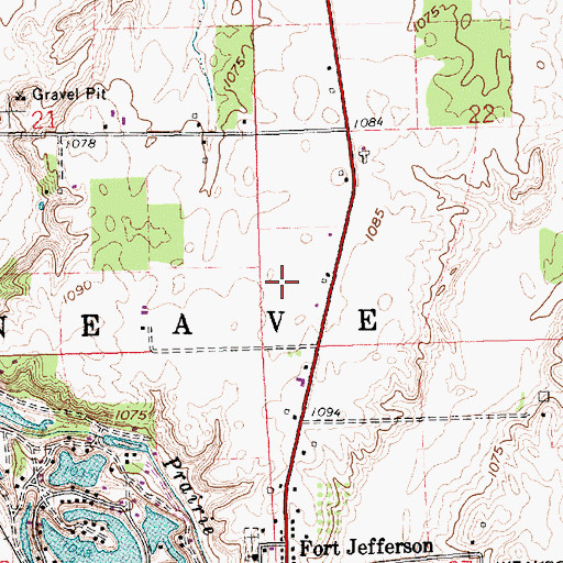 Topographic Map of Euclid Shopping Center, OH