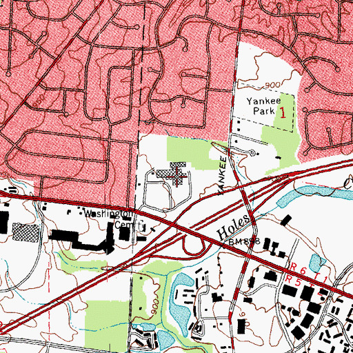 Topographic Map of Southview Medical Center, OH