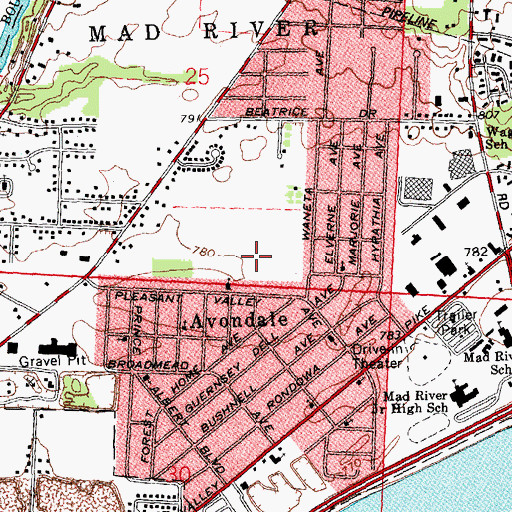 Topographic Map of Rohrers Farm Park, OH