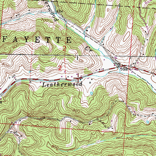 Topographic Map of Essex, OH