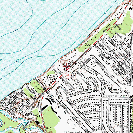 Topographic Map of First United Church of Christ, OH