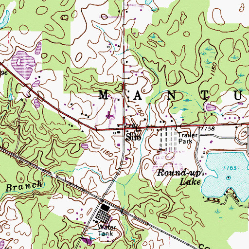 Topographic Map of Silo, OH