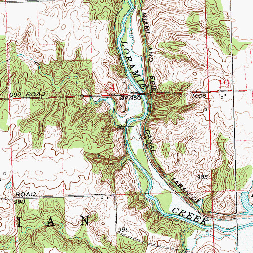 Topographic Map of Salt Lick, OH