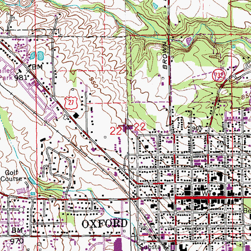 Topographic Map of Kramer Elementary School, OH