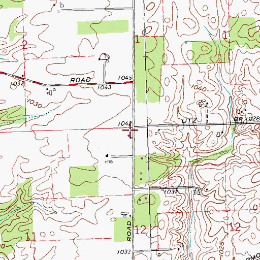 Topographic Map of Egypt School (historical), OH