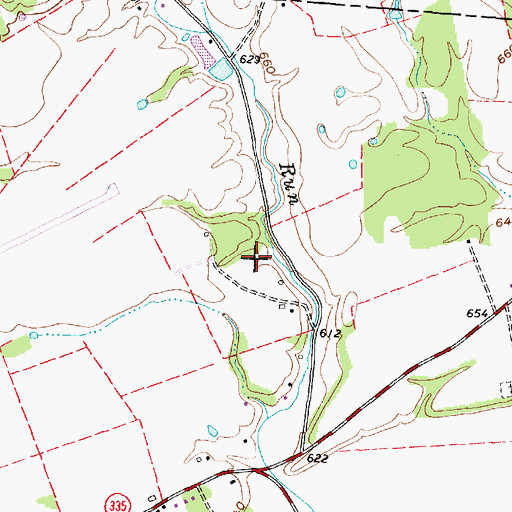 Topographic Map of Pee Pee Prairie, OH