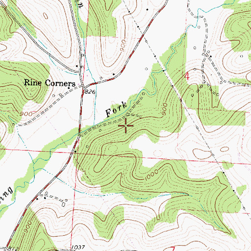 Topographic Map of Oxley Run, OH