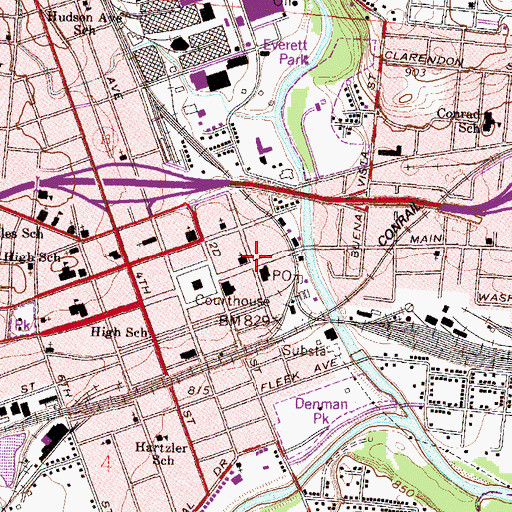 Topographic Map of Lake Kennedy (historical), OH