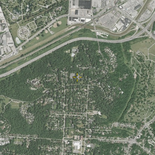 Aerial/Satellite Image of Cincinnati Womens Club, OH