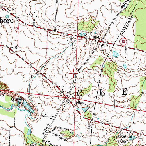 Topographic Map of Kessling Park, OH
