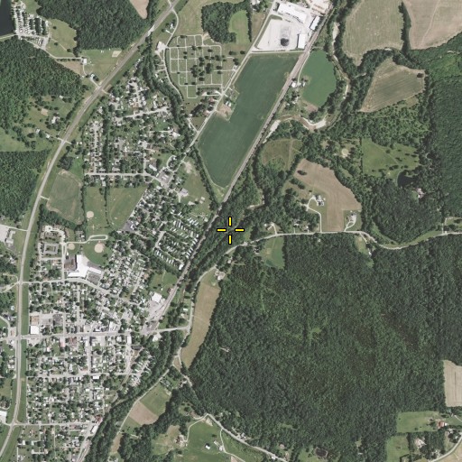 Aerial/Satellite Image of Beasley Run, OH