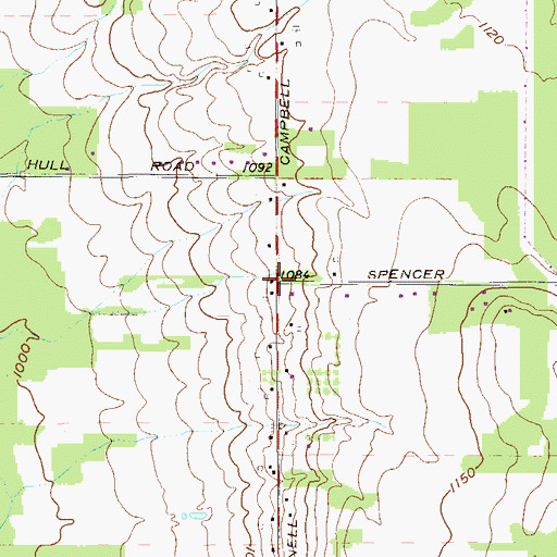 Topographic Map of Antietam (historical), OH