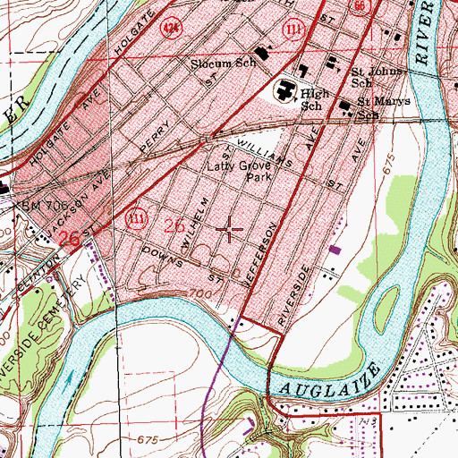 Topographic Map of The Church of Jesus Christ of Latter Day Saints, OH