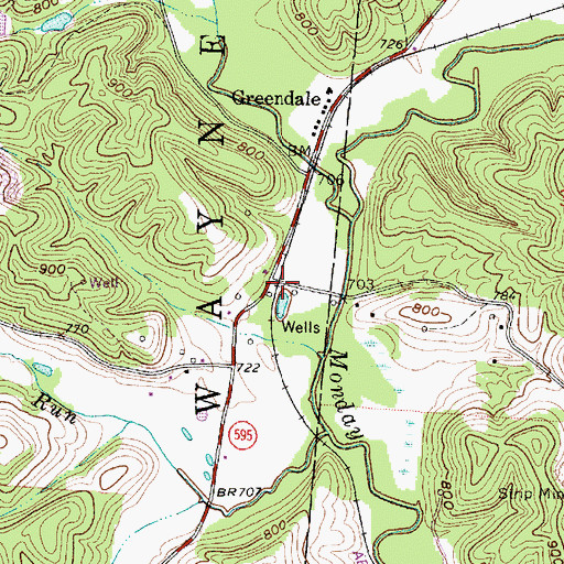 Topographic Map of Kachelmacher (historical), OH