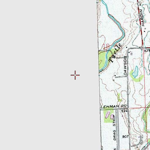 Topographic Map of Turtle Creek, OH