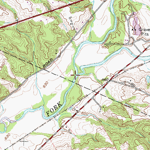 Topographic Map of Lytle Creek, OH