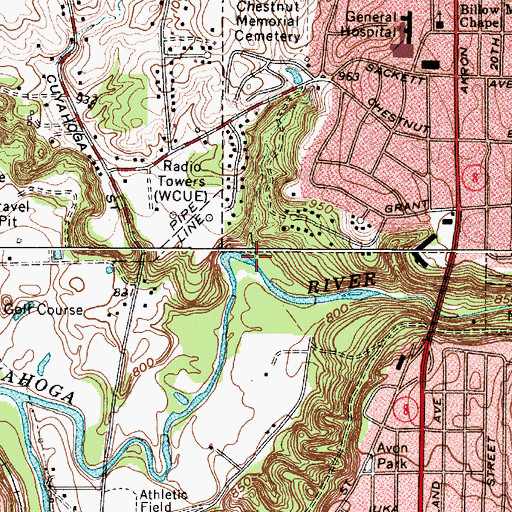 Topographic Map of Babb Run, OH